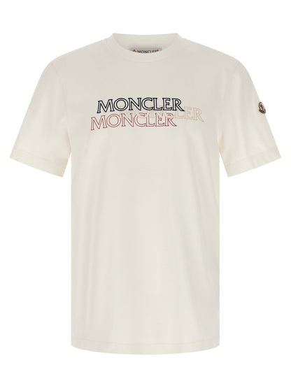 Flocked logo T-shirt T-shirt