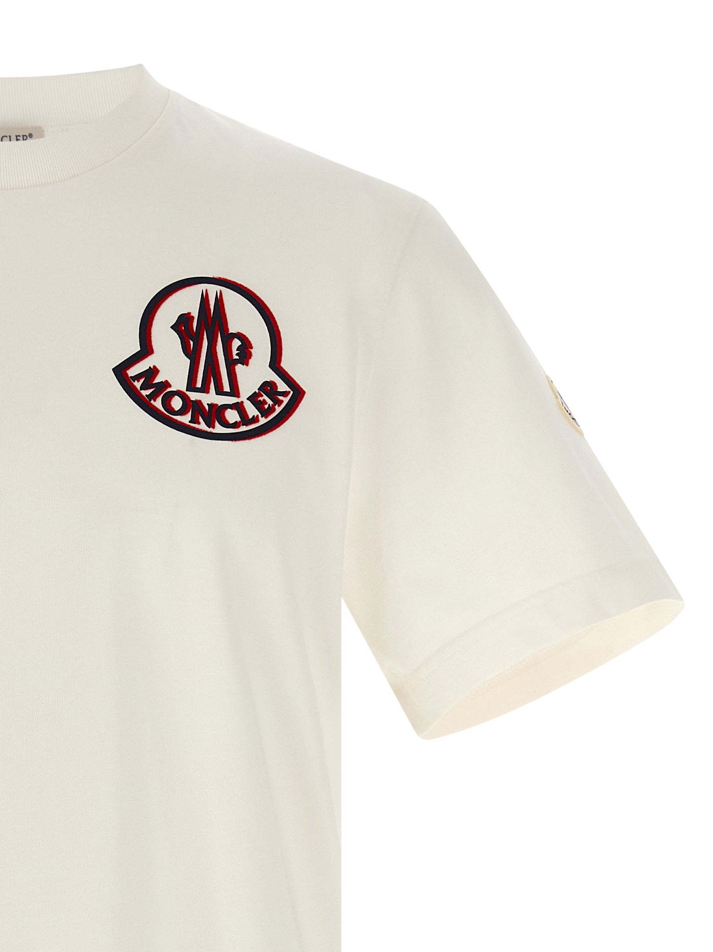 Flocked logo T-shirt T-shirt