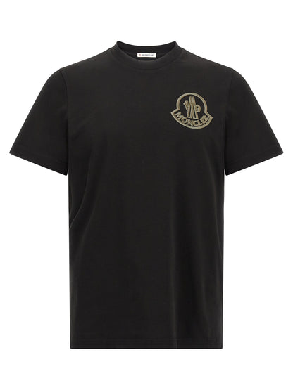 Flocked logo T-shirt T-shirt