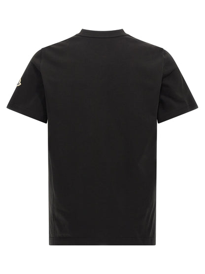 Flocked logo T-shirt T-shirt