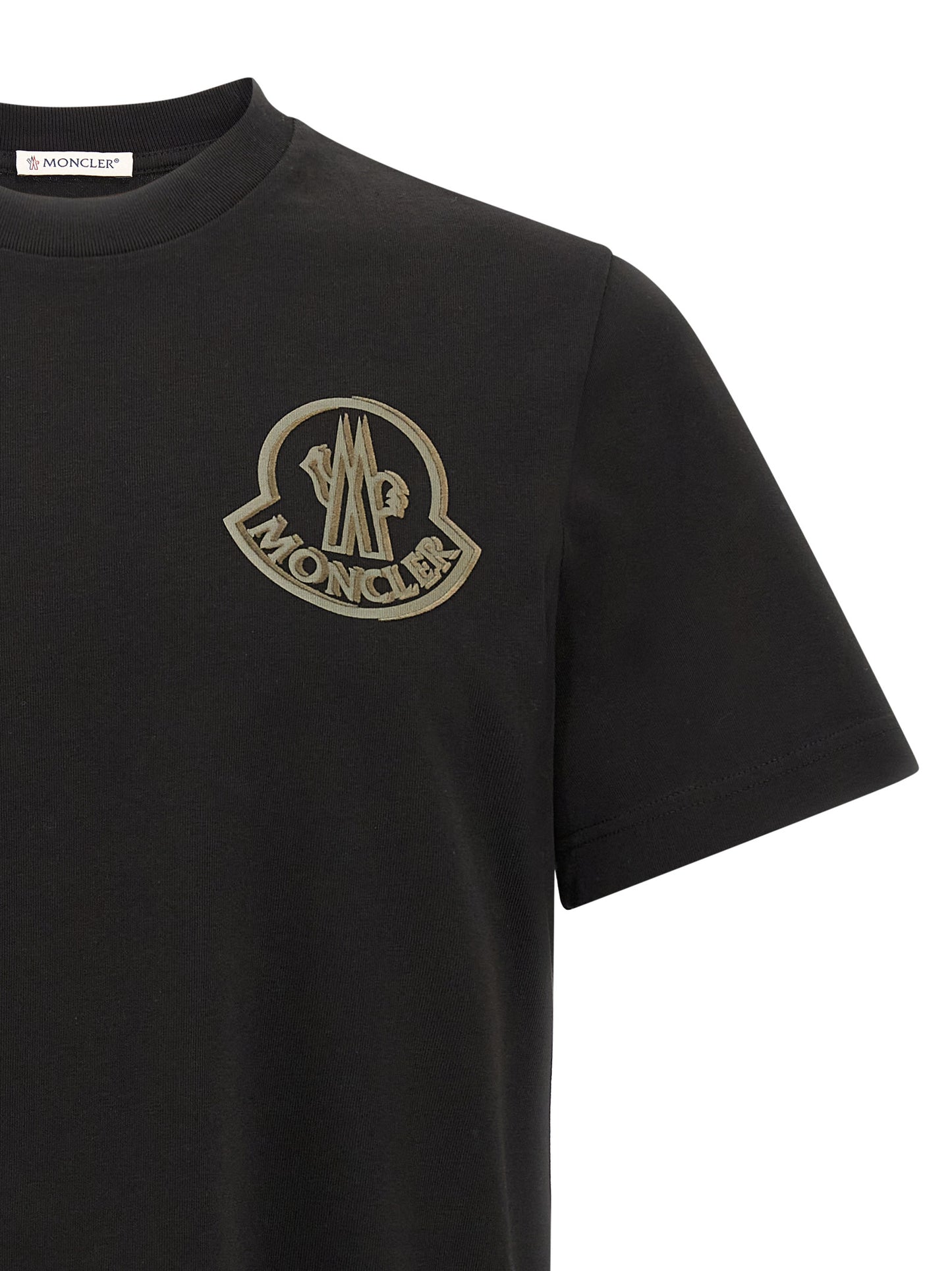 Flocked logo T-shirt T-shirt