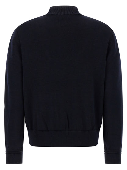 Two-material cardigan Sweater, cardigans