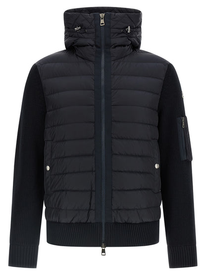 Tricot Hooded Cardigan Sweater, cardigans