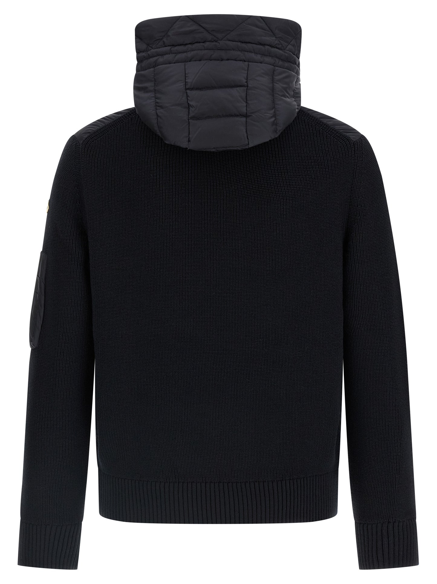 Tricot Hooded Cardigan Sweater, cardigans