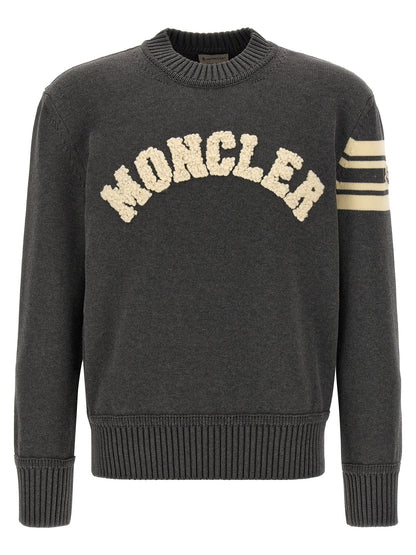 Bouclé logo sweater Sweater, cardigans