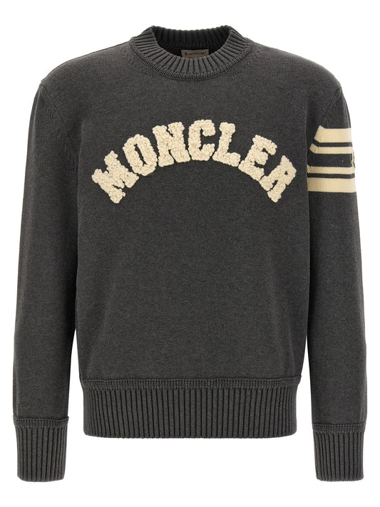 Bouclé logo sweater Sweater, cardigans