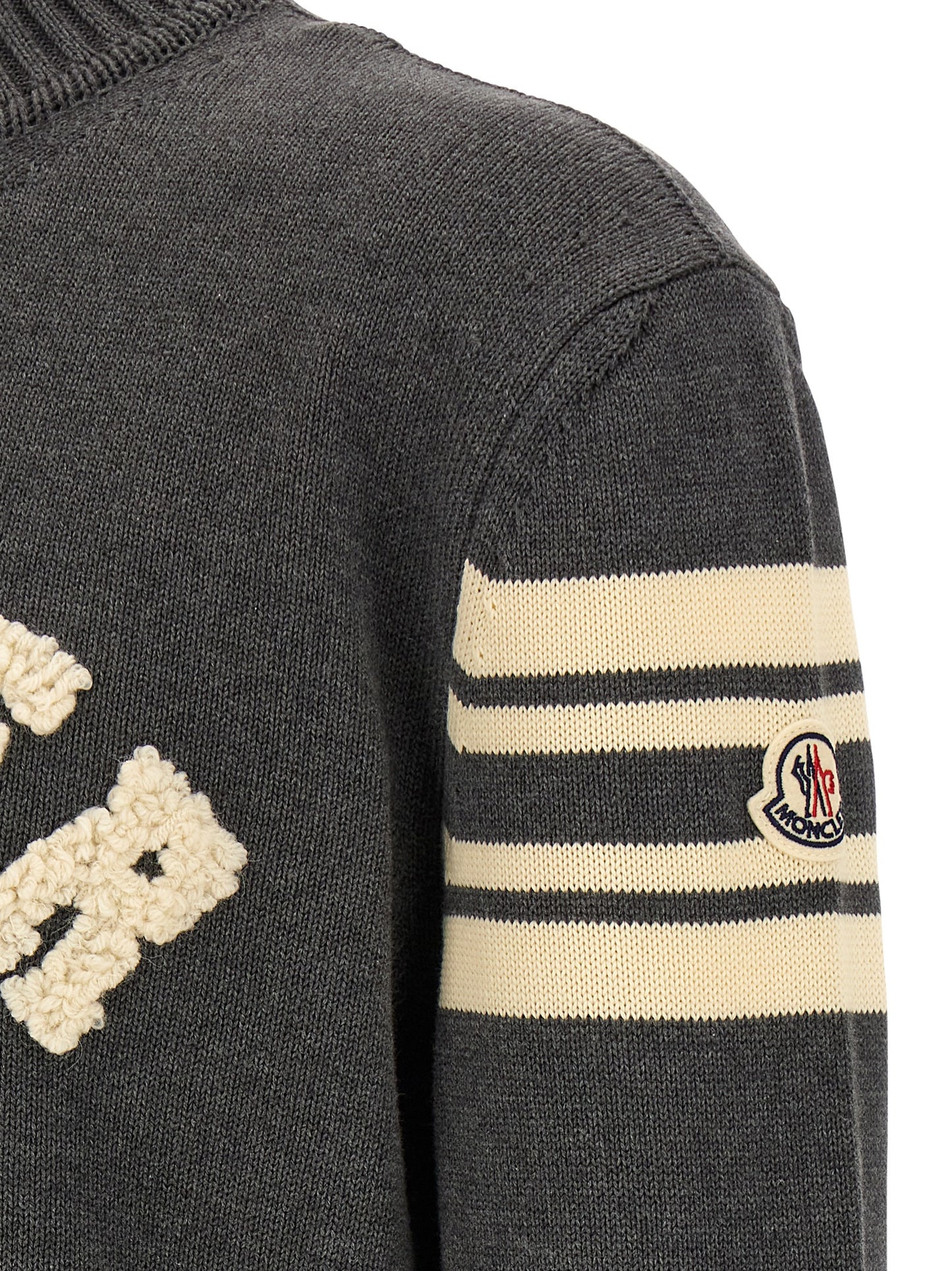 Bouclé logo sweater Sweater, cardigans