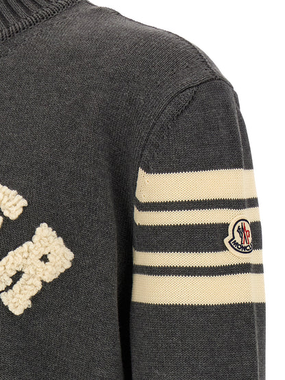 Bouclé logo sweater Sweater, cardigans