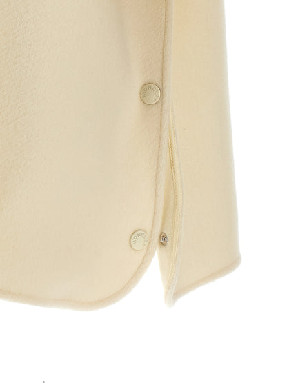Two-material hood Capes