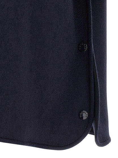 Two-material hood Capes