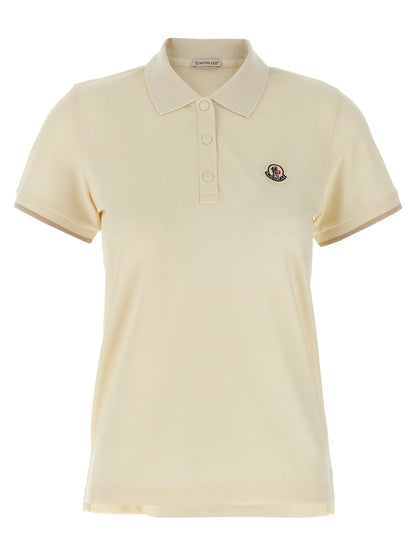 Logo patch polo shirt Polo