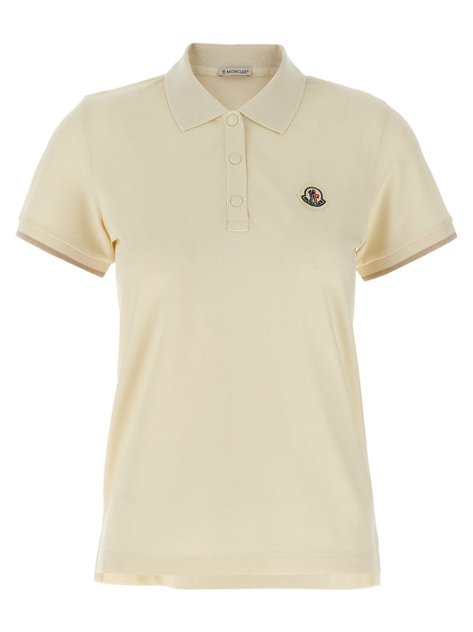 Logo patch polo shirt Polo