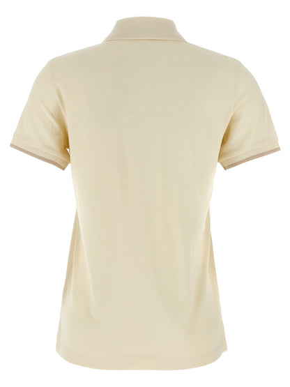 Logo patch polo shirt Polo