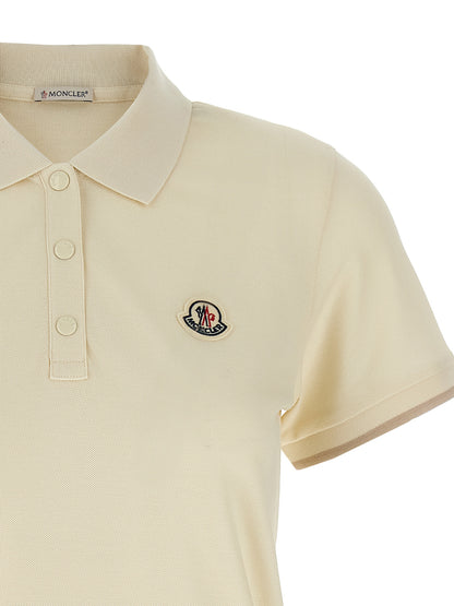 Logo patch polo shirt Polo