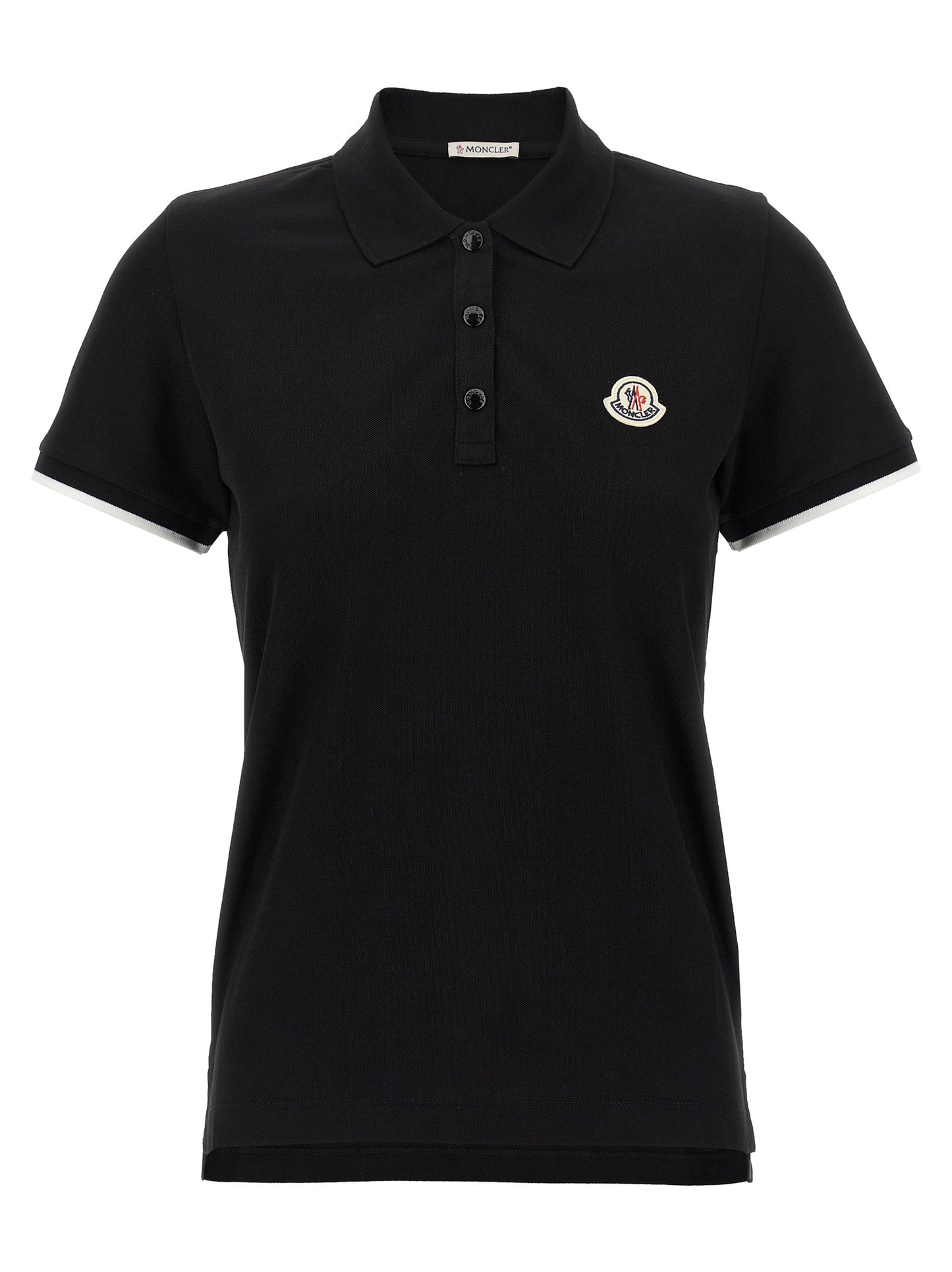 Logo patch polo shirt Polo