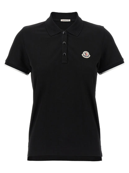 Logo patch polo shirt Polo