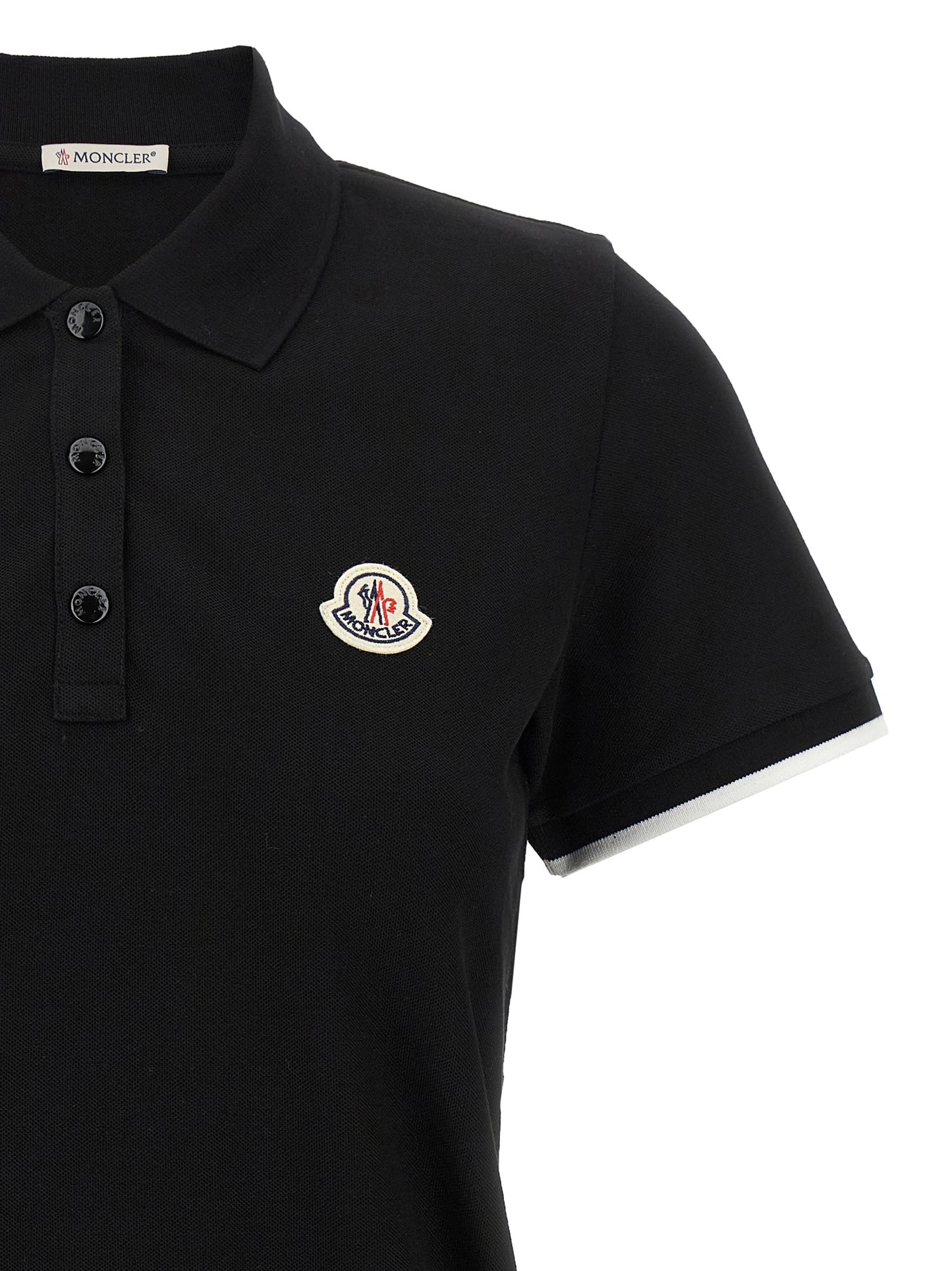 Logo patch polo shirt Polo