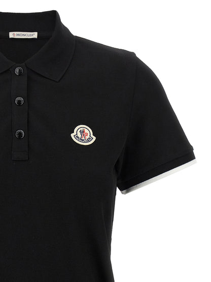 Logo patch polo shirt Polo