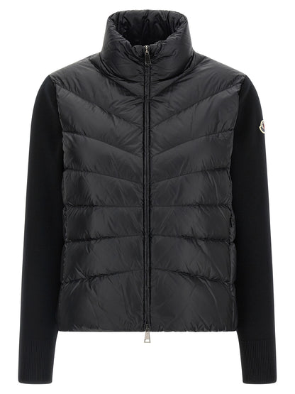 Tricot sleeve down jacket Down jacket, Parka, Casual jackets
