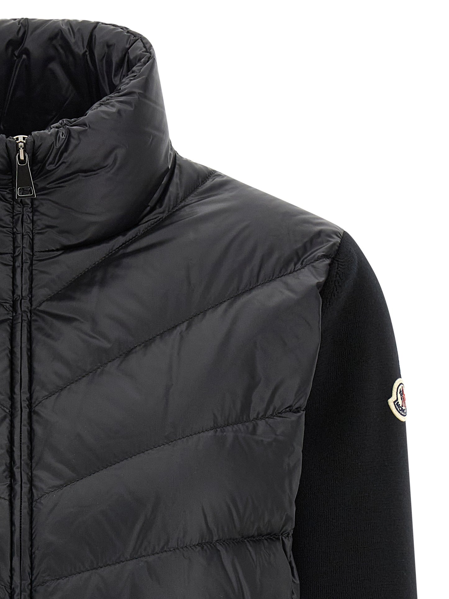 Tricot sleeve down jacket Down jacket, Parka, Casual jackets
