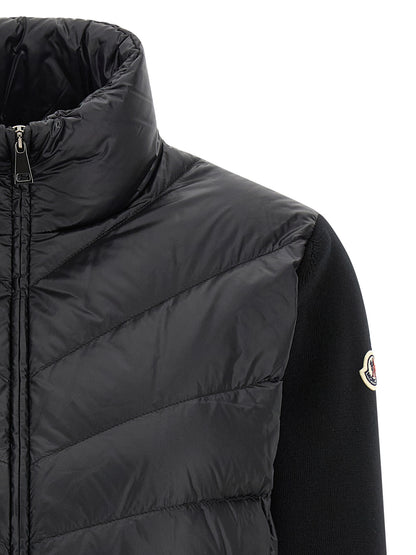 Tricot sleeve down jacket Down jacket, Parka, Casual jackets