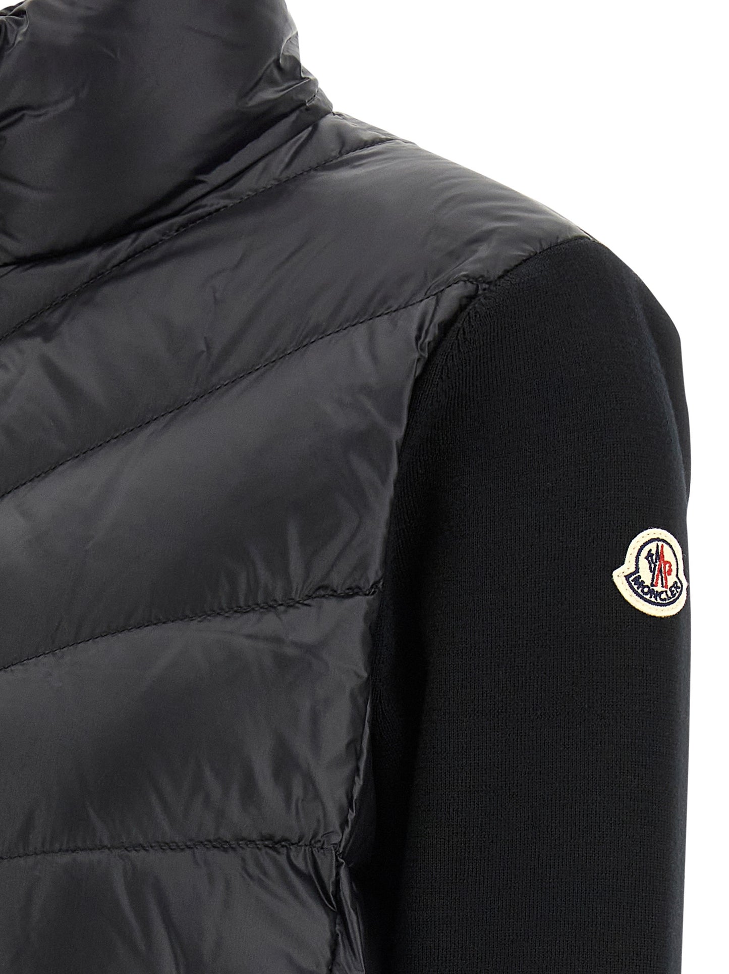 Tricot sleeve down jacket Down jacket, Parka, Casual jackets