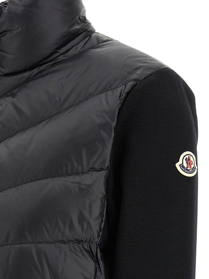 Tricot sleeve down jacket Down jacket, Parka, Casual jackets