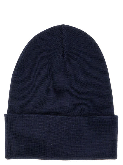 Logo patch beanie Hats