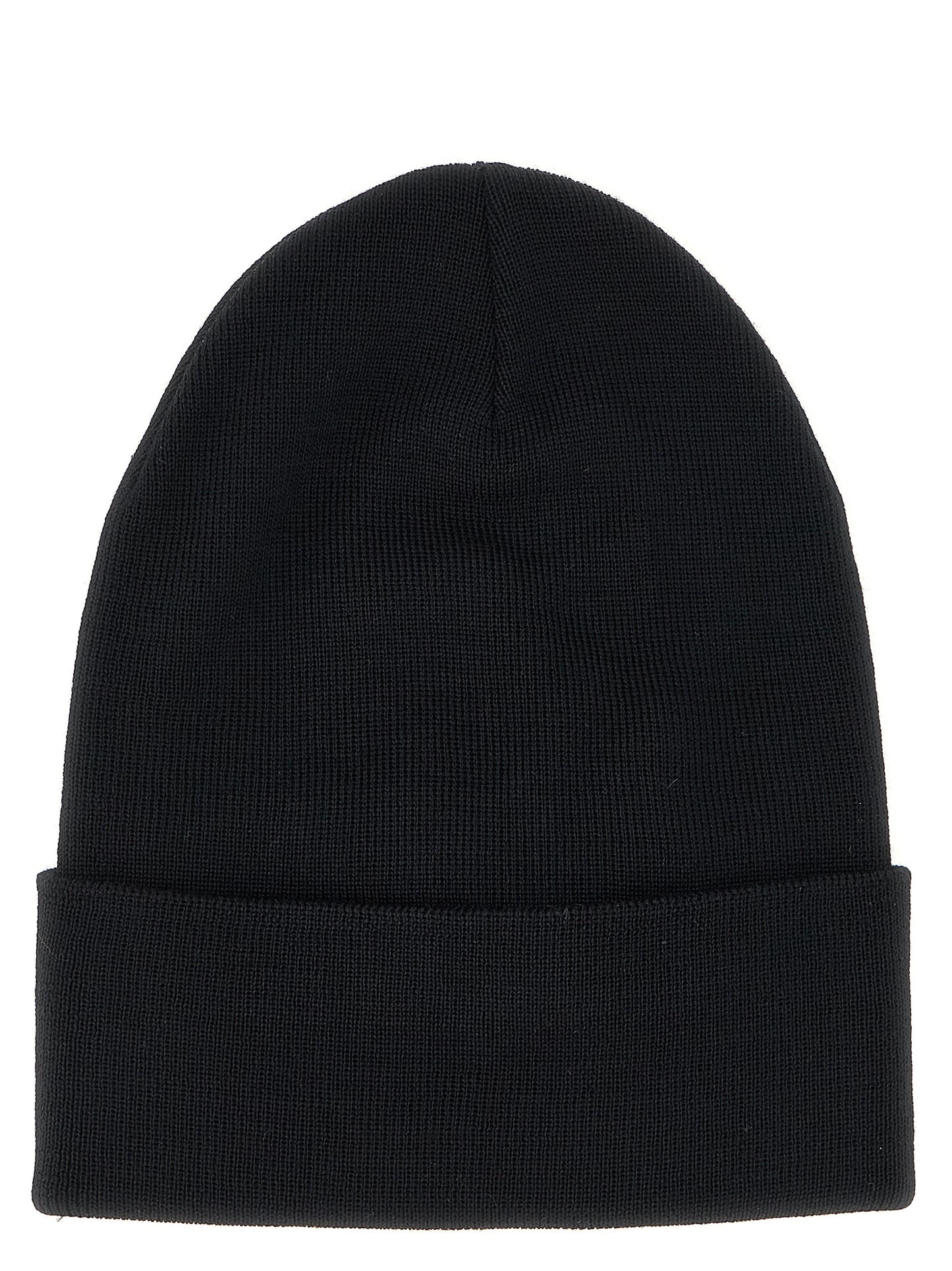 Logo patch beanie Hats