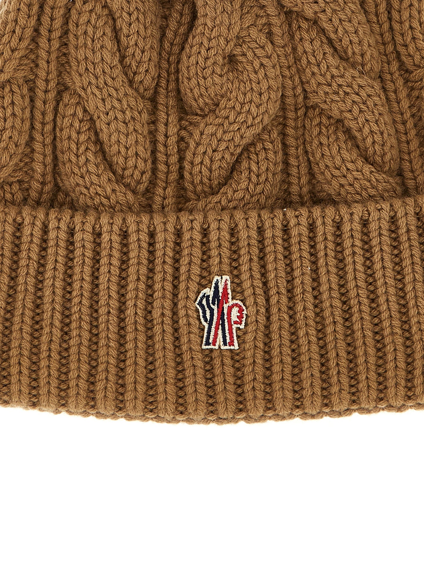 Pompon braided cap Hats