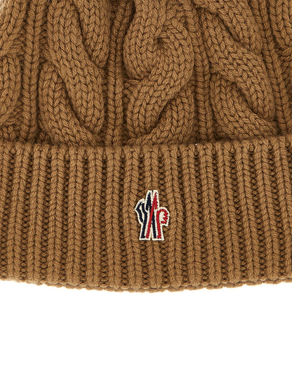 Pompon braided cap Hats