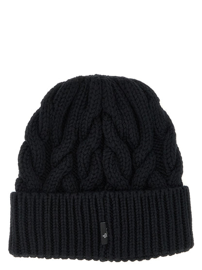 Braided wool beanie Hats
