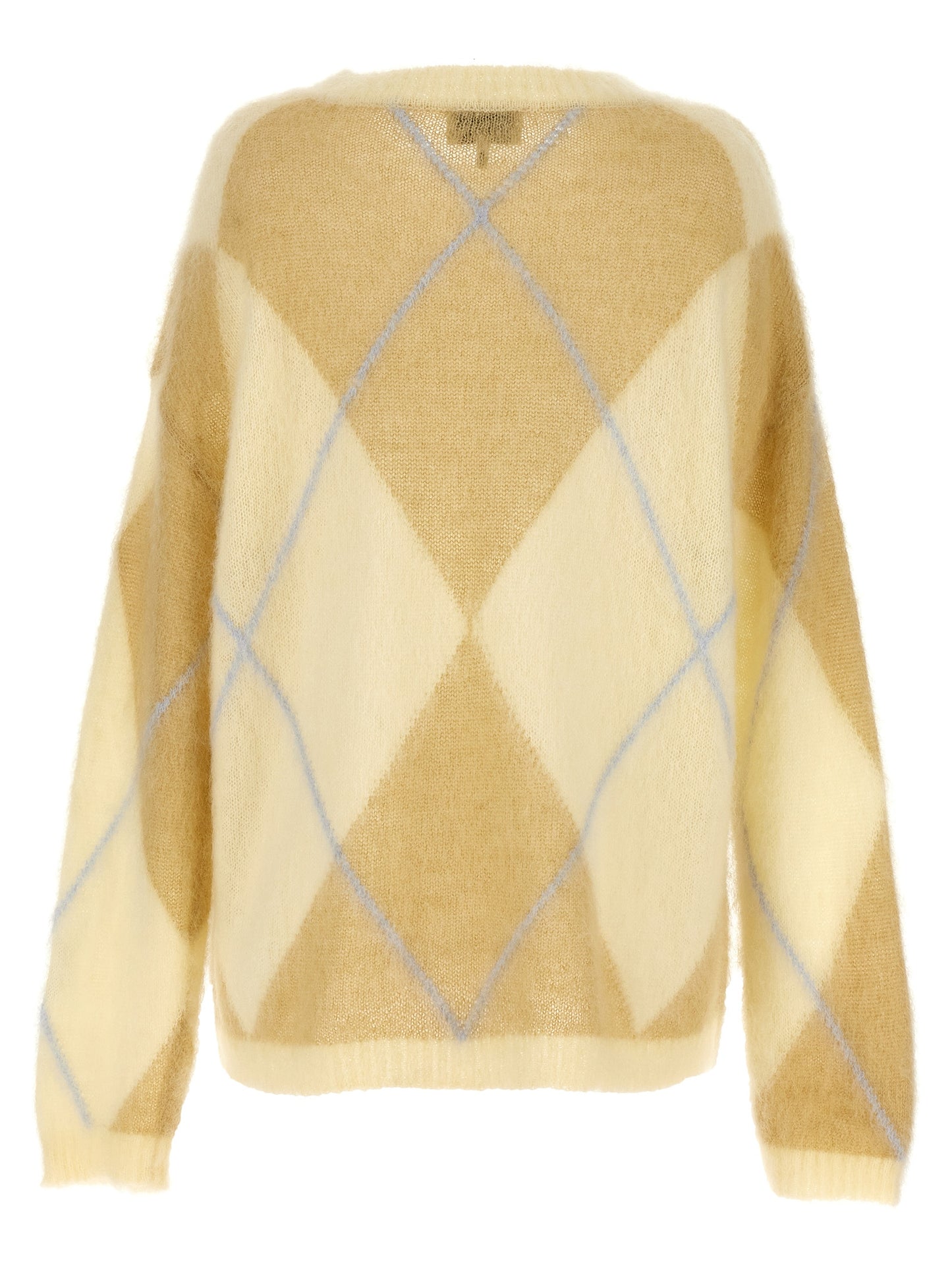 Logo embroidery diamond sweater Sweater, cardigans