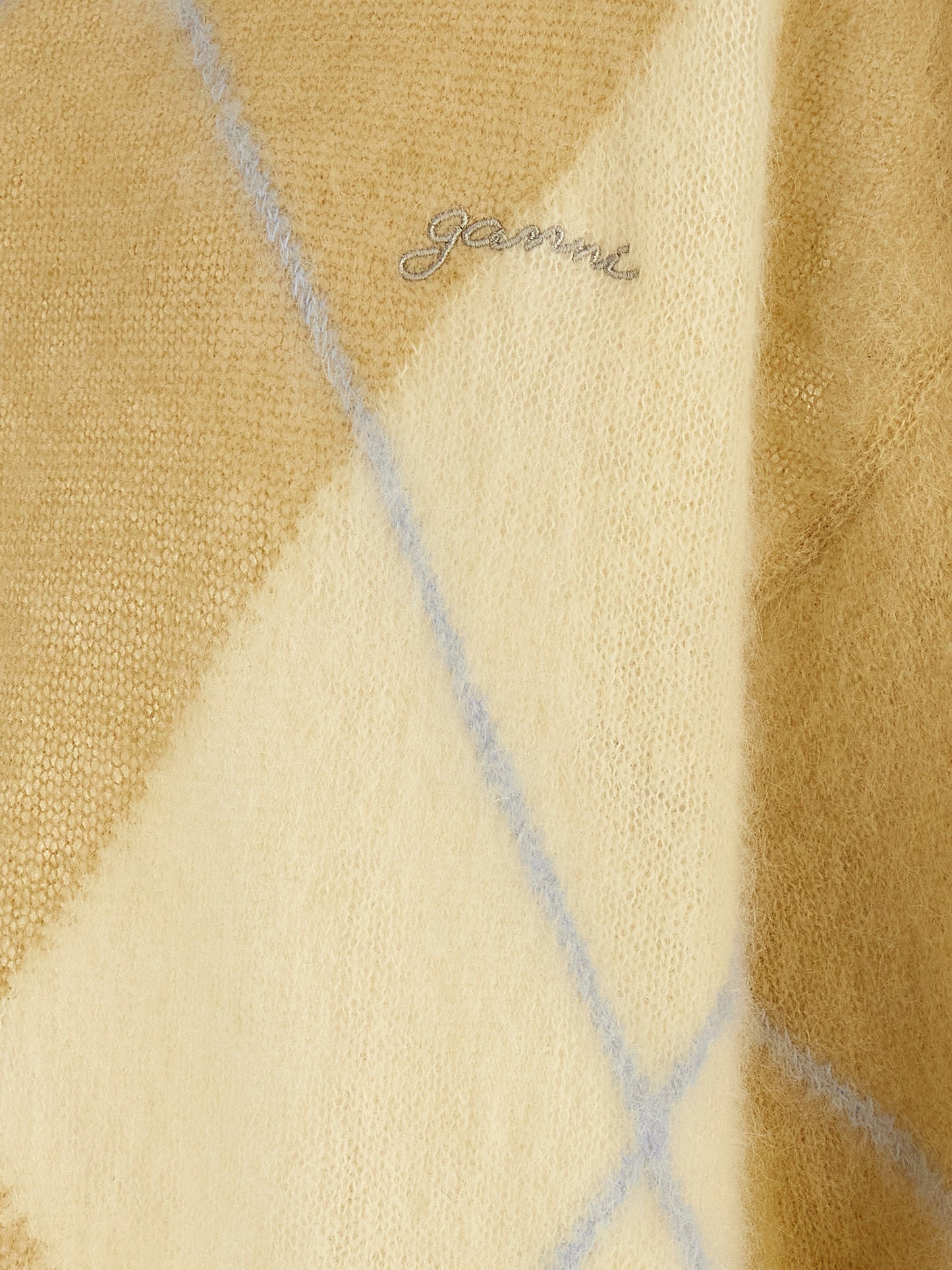 Logo embroidery diamond sweater Sweater, cardigans