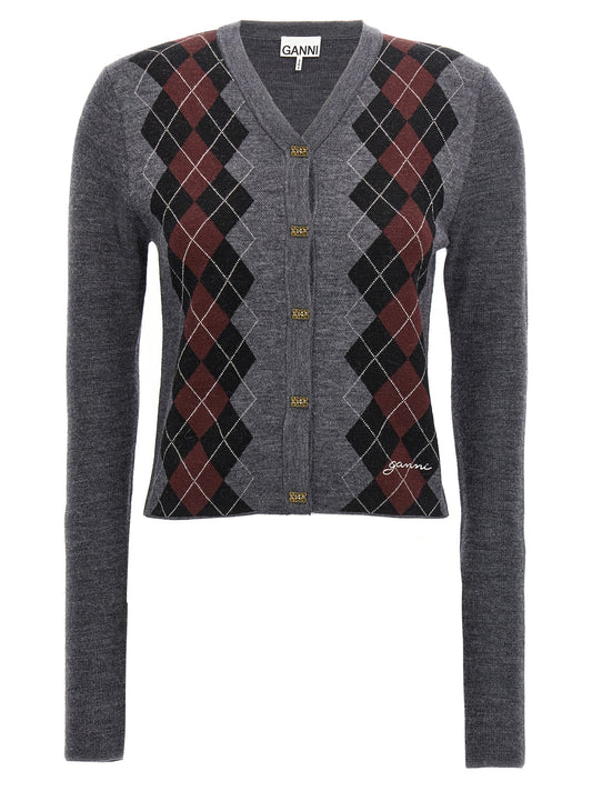 Argyle cardigan Sweater, cardigans