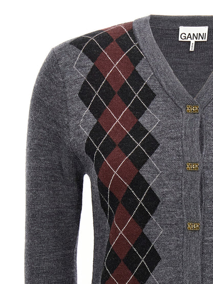 Argyle cardigan Sweater, cardigans