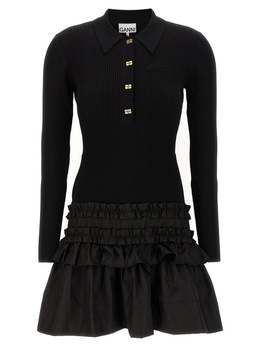 'Melange Rib Knit Mini' dress Dresses