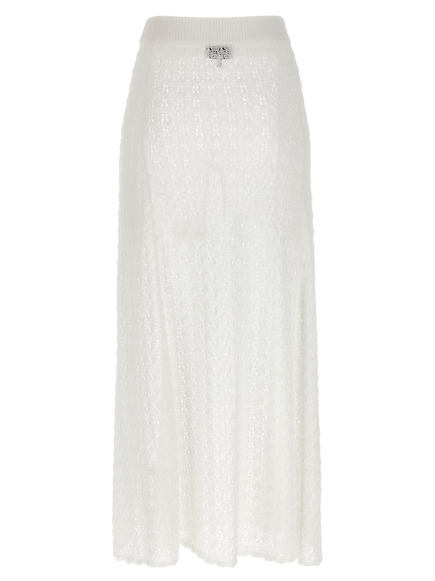 'Shiny Pointelle Knit' skirt Skirts