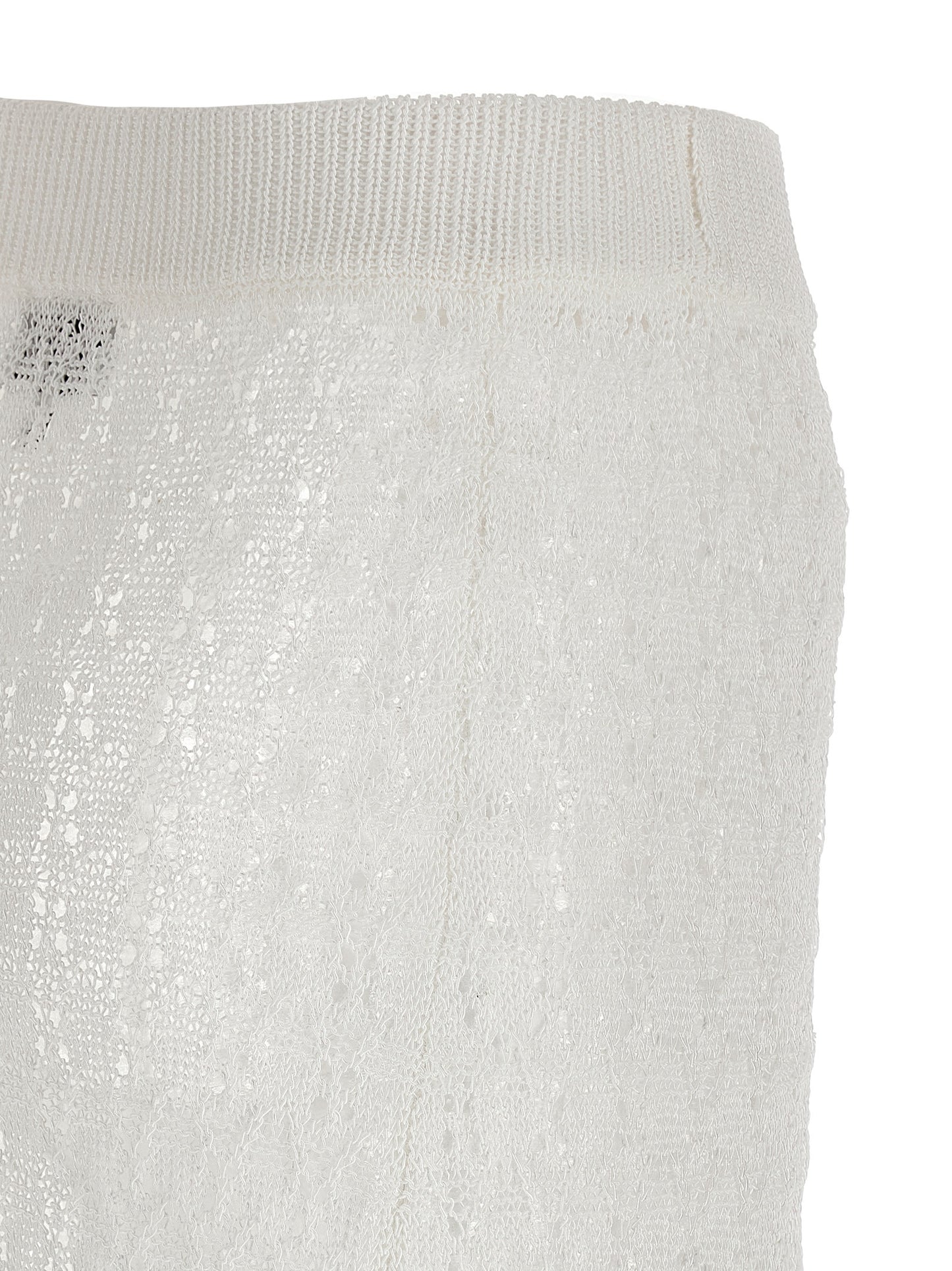 'Shiny Pointelle Knit' skirt Skirts