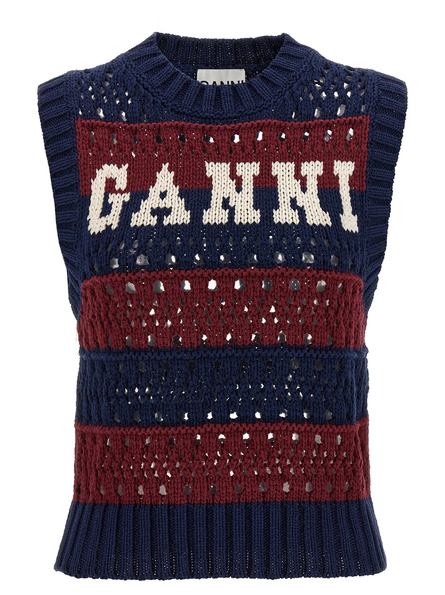 'Blue Striped' vest Gilet