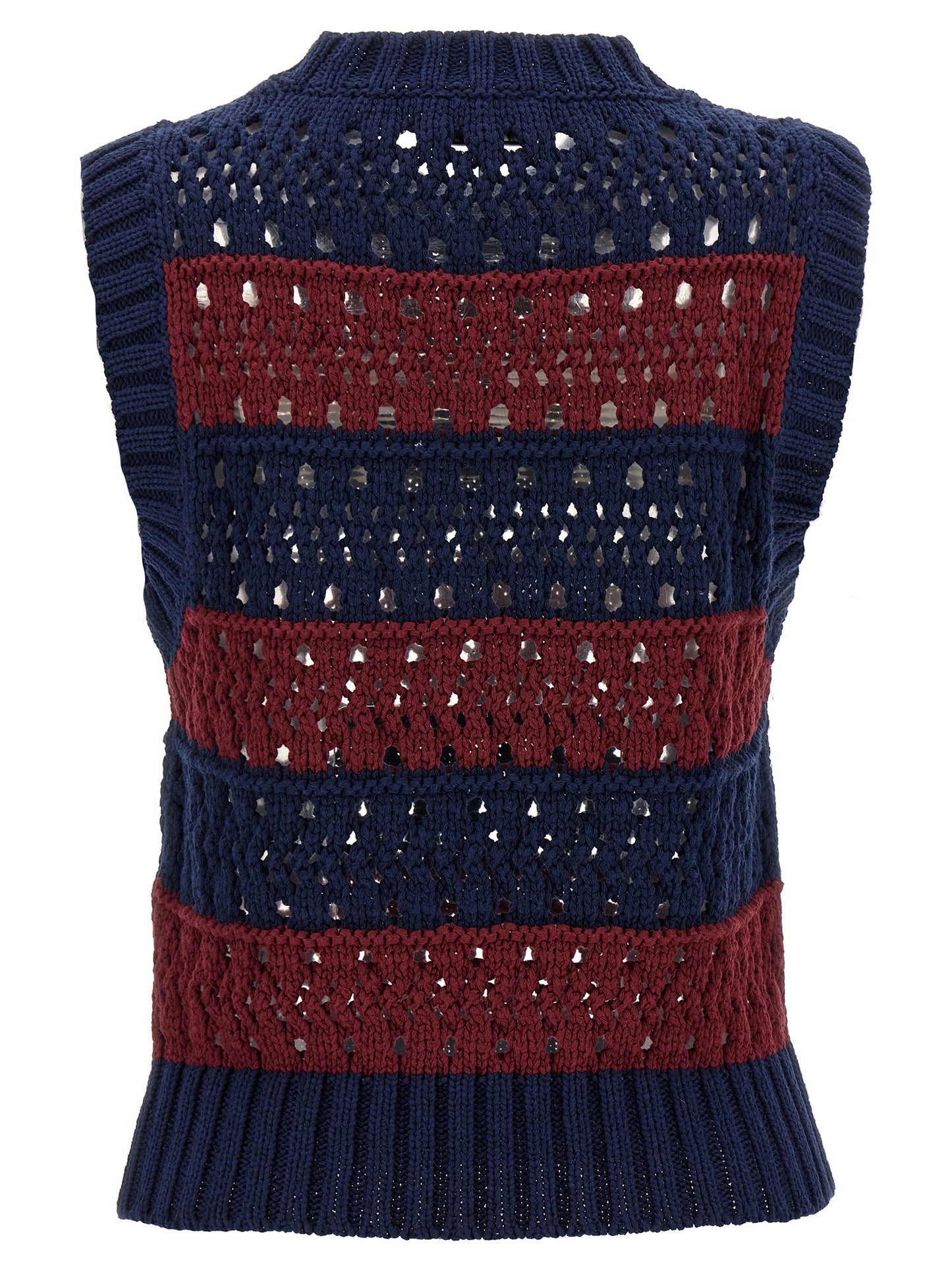 'Blue Striped' vest Gilet