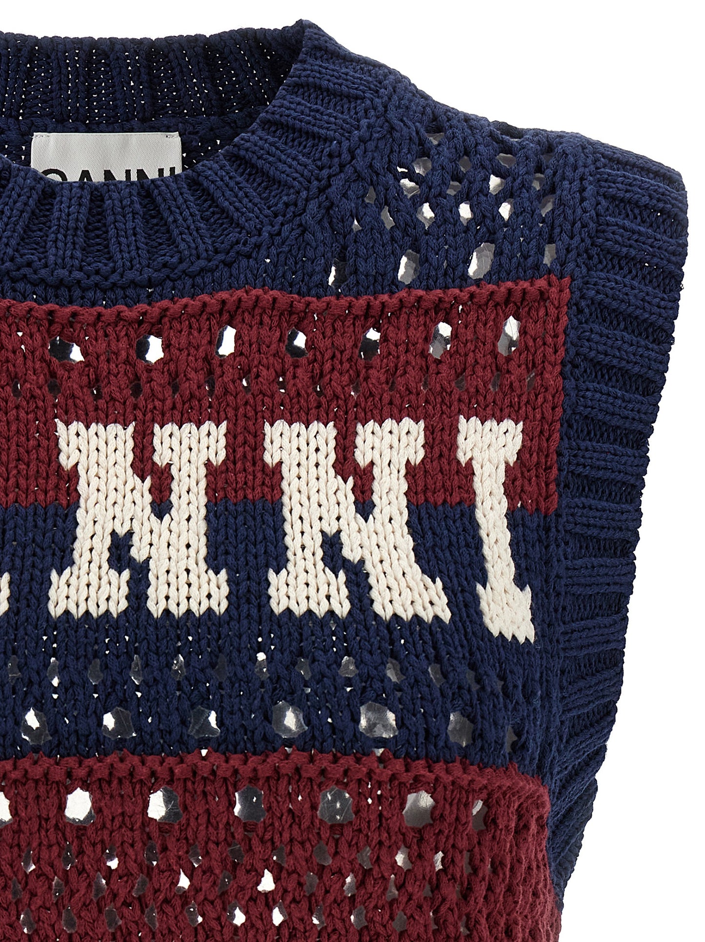 'Blue Striped' vest Gilet