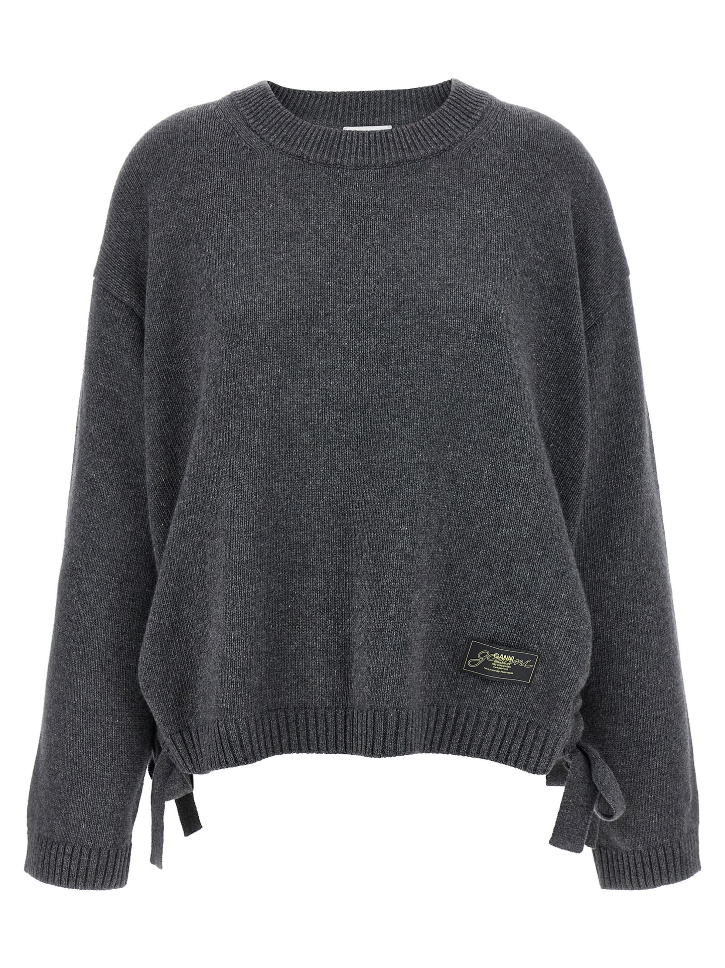 Side laces sweater Sweater, cardigans