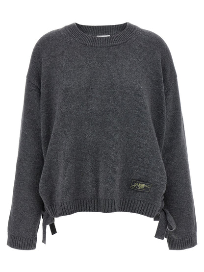 Side laces sweater Sweater, cardigans