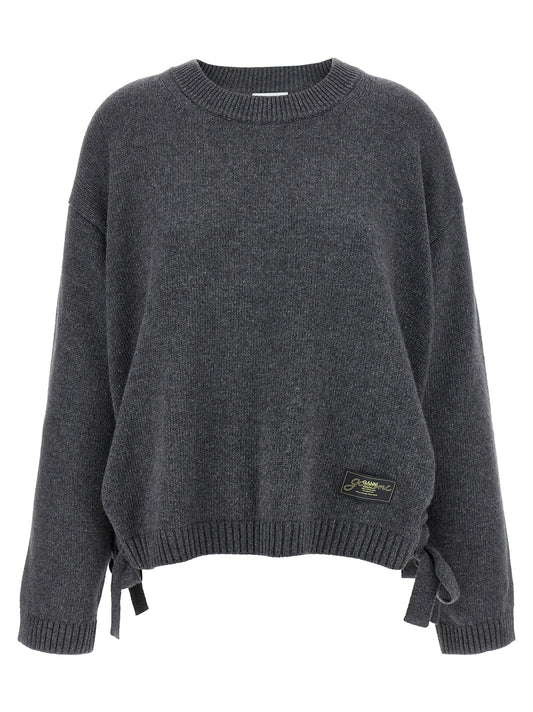 Side laces sweater Sweater, cardigans