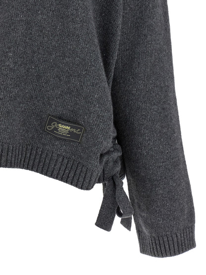 Side laces sweater Sweater, cardigans