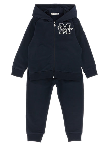 3D logo embroidery sweatshirt + joggers Dresses