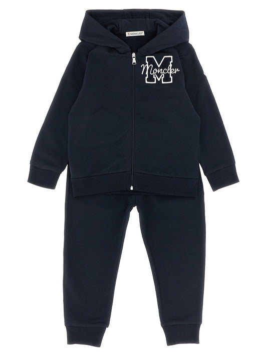 3D logo embroidery sweatshirt + joggers Dresses