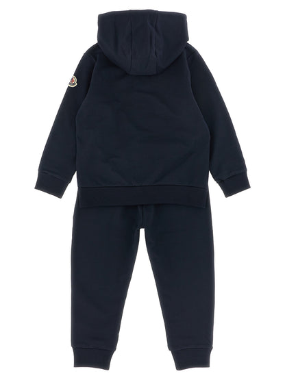 3D logo embroidery sweatshirt + joggers Dresses