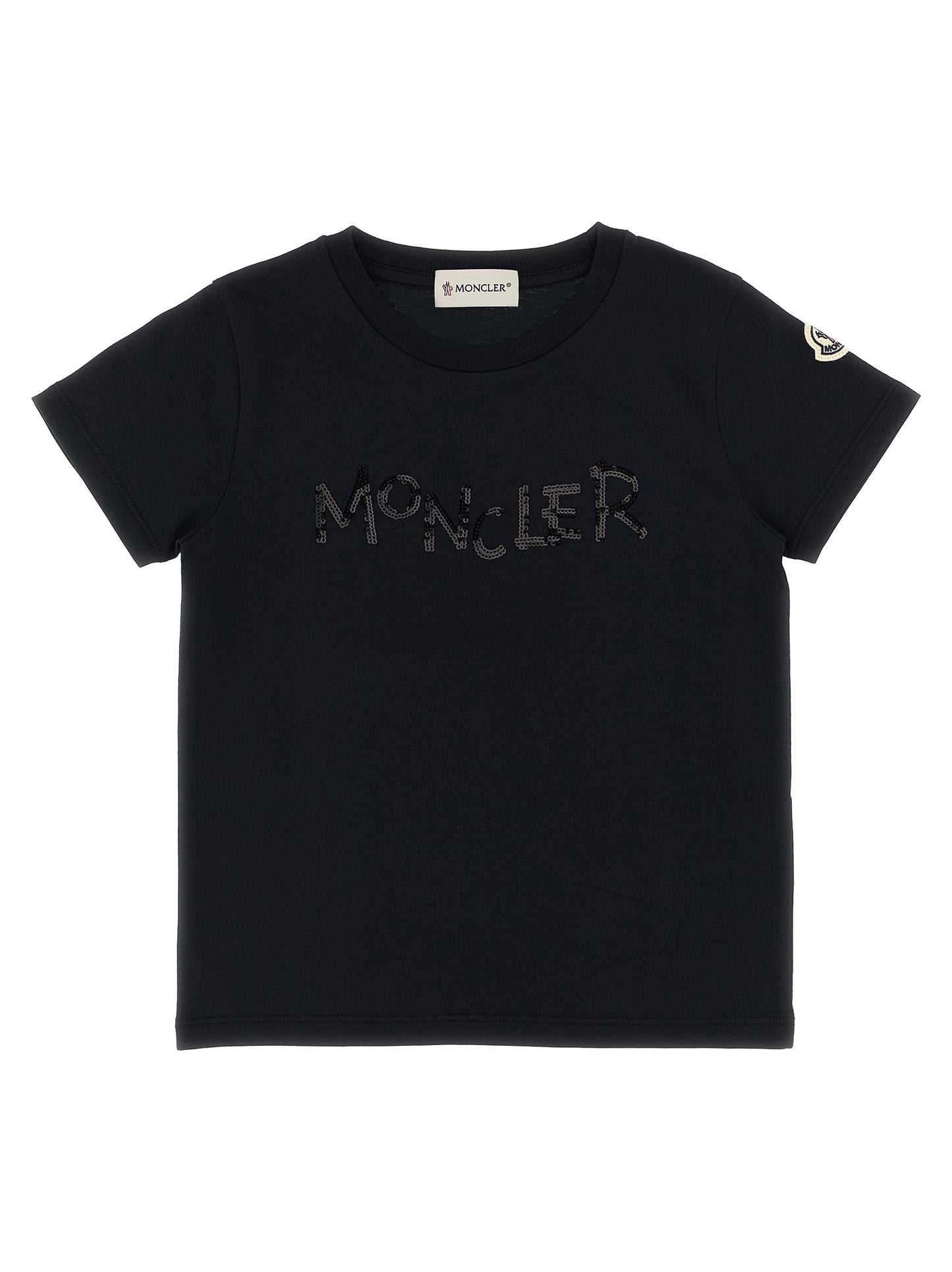 Sequins logo t-shirt T-shirt